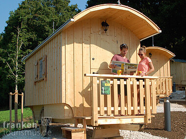 Camping Altmühltal, Schäferwagendorf Hammermuehle (Mörnsheim/Naturpark Altmühltal)