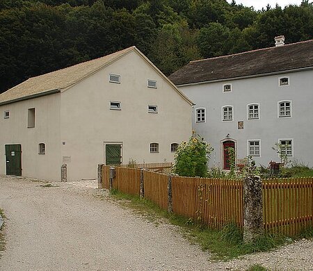 Obermühle Jurahaus-Ensemble Mühlbach (Dietfurt, Naturpark Altmühltal)