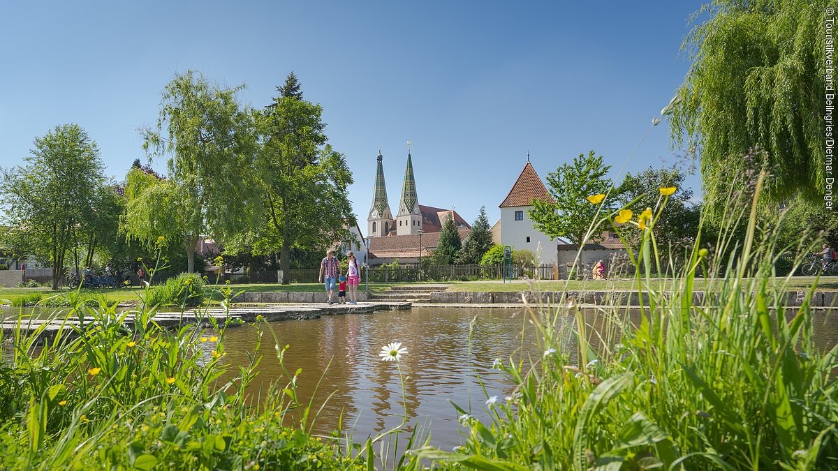 An der Stadtmauer (Beilngries, Naturpark Altmühltal) An der Stadtmauer