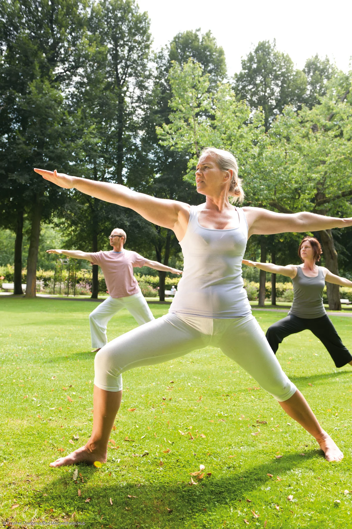 Yoga im Kurpark