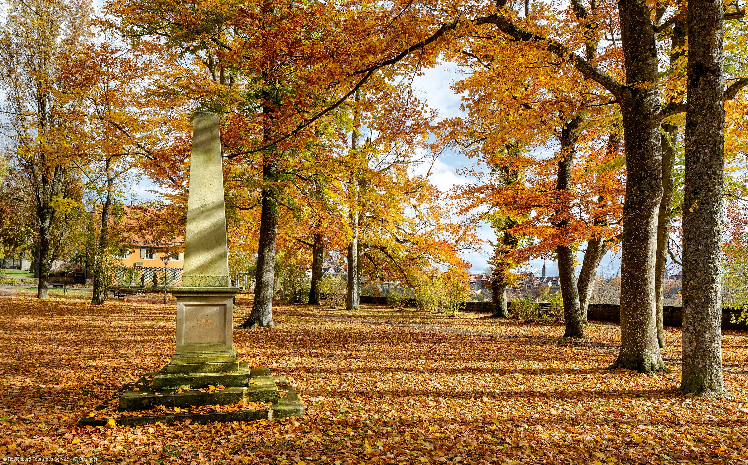 Burggarten im Herbst