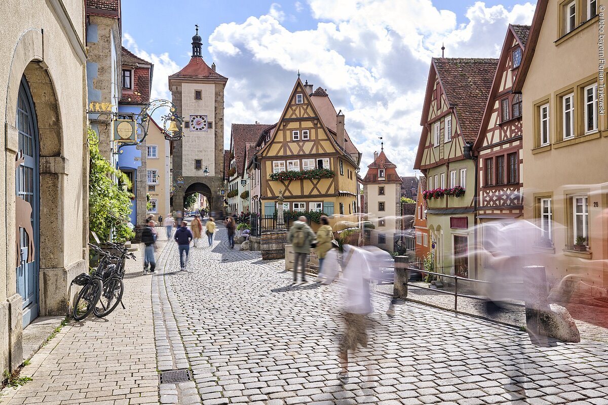 Plönlein (Rothenburg o.d.T., Romantisches Franken) Deutschland, Bayern, Kronach; Festung Kronach; Festung Rosenberg Kronach; Fränkische Galerie; Mittelalter; Renaissance; Bayern; Museum; Museumsnetzwerke; Trykowski; Florian Trykowski