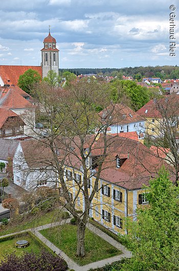 Kirche mit Schloß (Bechhofen, Fränkisches Seenland)