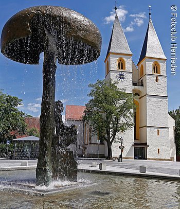 Deocar Brunnen (Herrieden, Romantisches Franken)