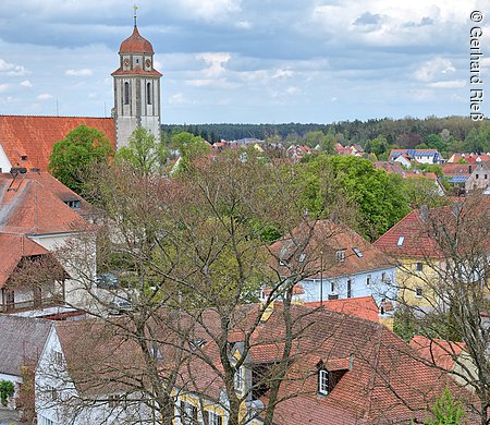 Kirche mit Schloß (Bechhofen, Fränkisches Seenland)