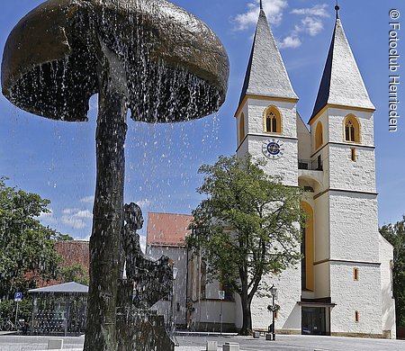 Deocar Brunnen (Herrieden, Romantisches Franken)