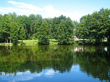 Idylle am Krummweiher (Bechhofen, Fränkisches Seenland)