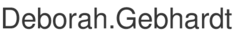 Deborah.Gebhardt