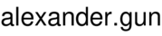 alexander.gun